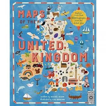 Libro Mapas del Reino Unido: Edición Ilustrada con Información Geográfica Detallada