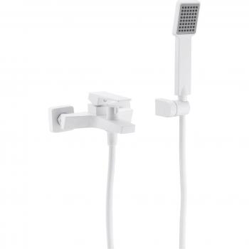 IMEX BDAR025-4BL ART Kit Baño/Ducha Monomando Blanco Mate