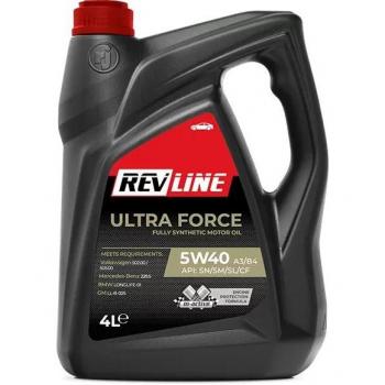 Aceite de motor REVLINE 5W-40 para VW, AUDI y MERCEDES-BENZ, capacidad 4L