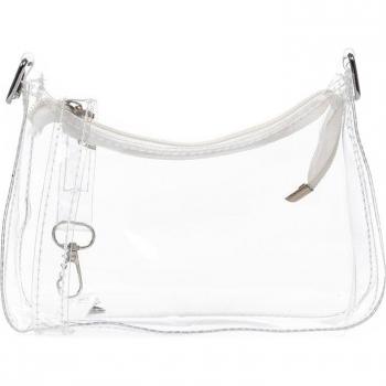 Iria Quintana Zerfaliu bolso de hombro mini en PVC transparente