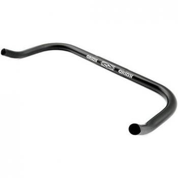 Manillar para bicicleta Single Speed Fixie Guidon Bullhorn negro 440 mm