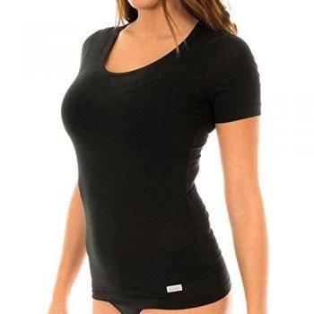 Playtex APP01BU, Camisa Deportiva para Mujer, Negro