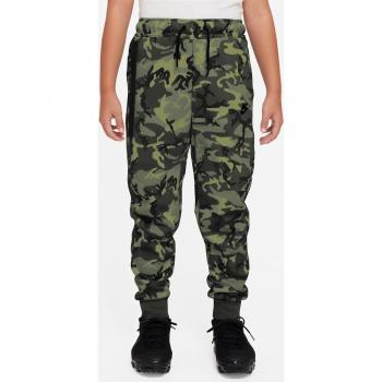 Pantalón de niños Nike Tech Fleece Jogger con estampado de camuflaje - Negro - Talla: S - Algodón Tejido