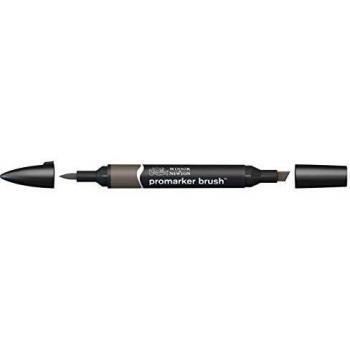 Rotulador BrushMarker con Punta Pincel Winsor & Newton Gris Cálido 5