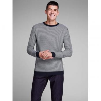 JACK & JONES Jorbash Knit Crew Neck, suéter para Hombre, Small