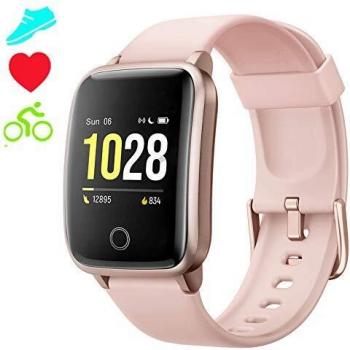 Smartwatch Reloj Inteligente Pulsómetro Hombre Mujer Niños, Pulsera de Actividad Inteligente GPS Monitor de Sueño Impermeable IP68 Caloría Podómetro, Fitness Reloj Deportivo Cronómetro Android iOS