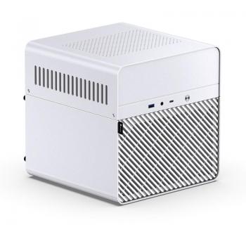 Jonsbo N2 Mini-Tower PC Case Blanco - Mini-ITX, Aluminio, 5+1 Bahías