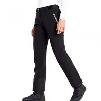 Pantalones de Esquí Recycled Effused II Impermeables para Mujer - Negro, Talla 24
