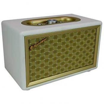 ROADSTAR HRA-310BT – Radio Vintage con Altavoz Bluetooth y Aux-in, Color Crema
