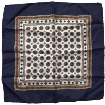 Dolce & Gabbana Multicolor Patterned Square Handkerchief Scarf