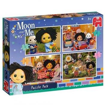 Jumbo Moon and Me 4 en 1 Puzzle Pack