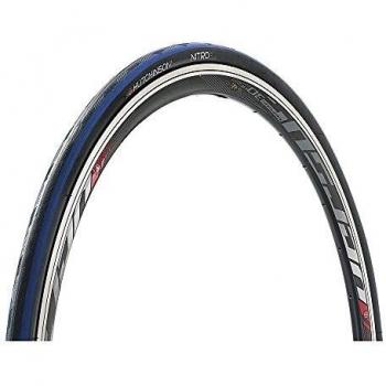 Unbekannt Nitro 2 Neumáticos para Bicicleta, Unisex Adulto, Negro/Azul, 28 Pulgadas