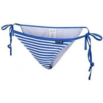 Regatta Aceana-Bikini con Tiras Laterales Swimwear, Mujer, Strong Blue Stripe, 8