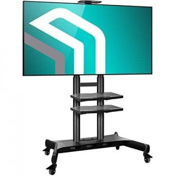 Soporte TV móvil Onkron TS1881-B para pantallas de 50-86, hasta 90.9 kg, VESA 800x500, altura ajustable, color negro