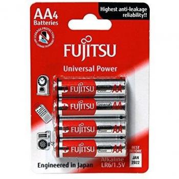 Fujitsu FB86300 - Pack de 4 baterías alcalinas Universal Power