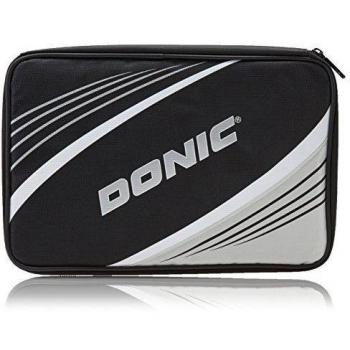Donic-Schildkröt TT Schläger Salo 2013 - Funda para raquetas de ping pong, color negro y plateado