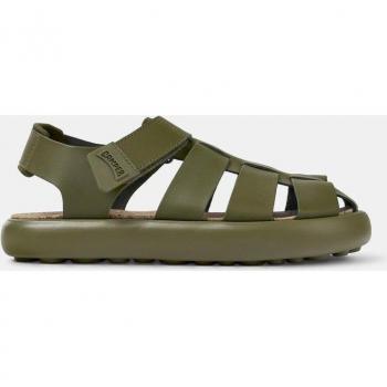 CAMPER Pelotas Flota Sandals - Green, Smooth Leather