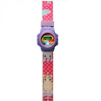 Kids- Reloj Digital ke02 Sweet deam de Colección Unicornios Centros de Actividades, Multicolor