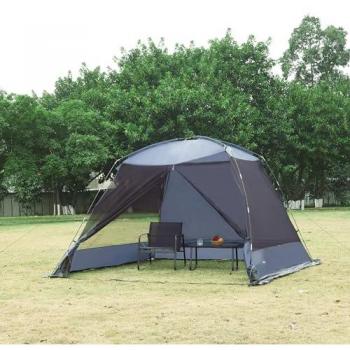 Carpa de Jardín Beekdaelen con Mosquitera 305x305x213 cm - Gris Pro.tec