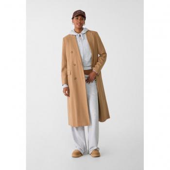 Extra-Long Flowing Beige Blazer Size L