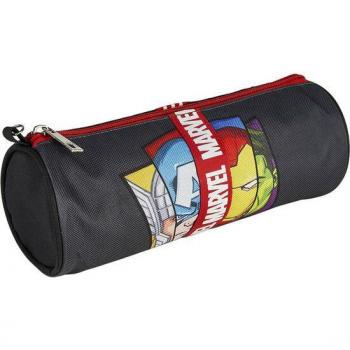 Estuche Portatodo CILÍNDRICO AVENGERS BLACK - CERDÁ LIFE'S LITTLE MOMENTS