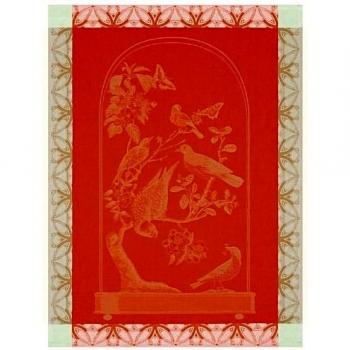 Le Jacquard Francais Collection - Curio sités Animales - Paños - goyave - 80 x 60 cm