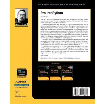 Guía Experta en IronPython de Alan Harris