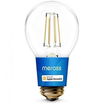 Bombilla Inteligente Regulable. Vintage Edison Lamparas. Bombilla Wi-Fi E27 A19. 9W Equivalente a 60W. Blanca Cálida. Compatible con Apple HomeKit Siri, Alexa, Google Assistant y SmartThings.