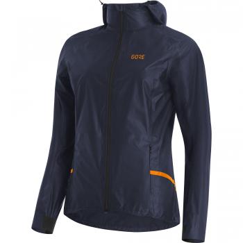 Chaqueta con Capucha marca Gore Running Wear para Mujer color Storm Blue (Talla 34)
