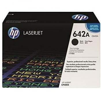HP 642A Black Original LaserJet Toner Cartridge (CB400A) - 7,500 Pages Yield