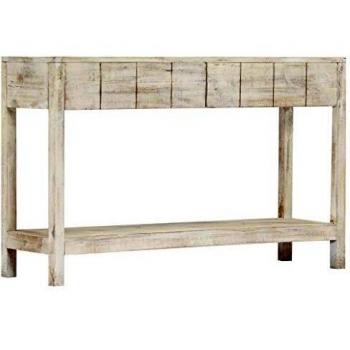 Solid Mango Wood Console Table 47.2x13.8x29.5