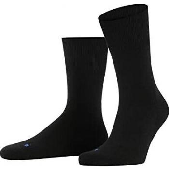Falke Unisex Black Sport Spirit Run Crew Socks Size 4-5