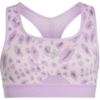Sujetador deportivo de fitness adidas essentials jg pwr br niña rosa y blanco