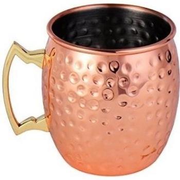 Teyu 16oz sólido cobre vasos handcrated Moscow Mule martillado barril potable tazas 500 ml