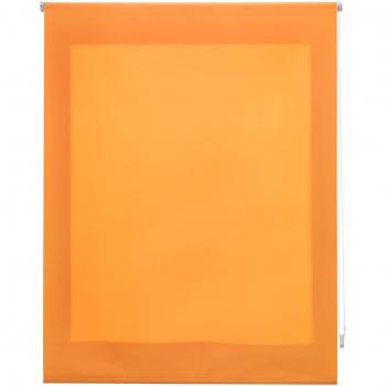 FirstlineGo Estor Enrollable traslúcido Liso Naranja 160 X 175 cm
