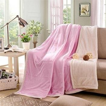 HDWN Doble coral polar mantas para espesar la franela solo blanket