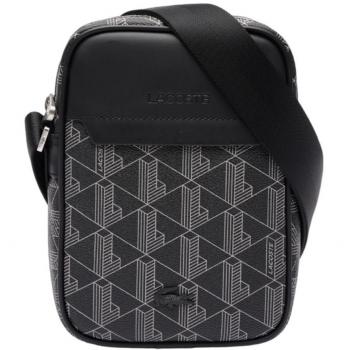Lacoste NH4410LX The Blend Bandolera Vertical Monogram Negro para Hombre
