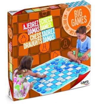 Ajedrez y Damas Gigante para Niños - Cayro Juego de Mesa