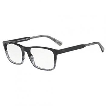 Emporio Armani BLACK/TR STRIPED GREY WITH DEMO LENS