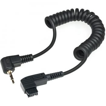 Kaiser 7008 - Cable Disparador cámara 1S para MultiTrig AS 5.1 - Sony/Minolta Puerto 3 Pin, Negro