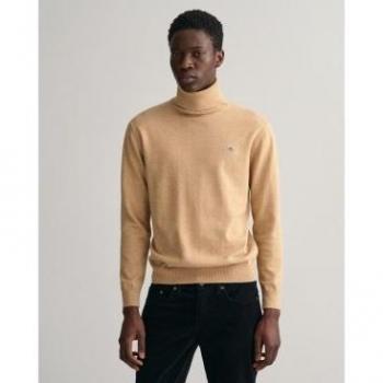 Jersey de algodón clásico para hombre con cuello de cisne Gant