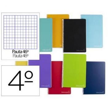 Cuaderno Espiral Liderpapel Cuarto Witty Tapa Dura 80h 75gr Rayado Nº 46