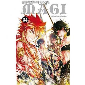 Magi El laberinto de la magia nº 34/37 - Shinobu Ohtaka