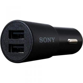Sony CP-CADM2 - Cargador de coche con 2 puertos USB, color Negro