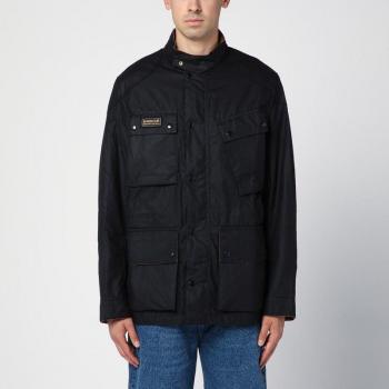 Barbour Men's Waxed International Jacket - Black - Size XL - MWX2372MWX