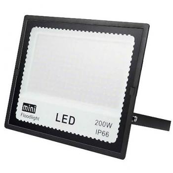 Proyector LED Zircon 200W 6500K Negro 20000lm IP66 Alta Potencia 120º