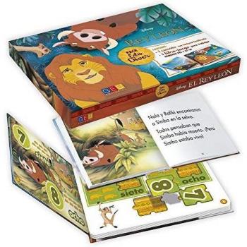 El Rey León Disney Pack Edudiver | Lectura Facilitada y Cuaderno Aprendo Números del 1 al 10