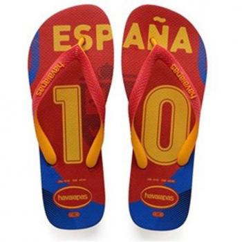 Havaianas - Chanclas para Hombre Spain Rojo 43-44