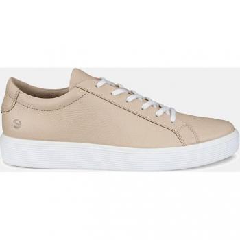ECCO Men's Soft Leather Low Top Sneakers with Lace Closure