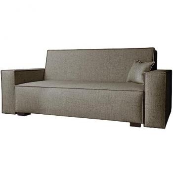 Sofá-cama Columbus 197 con caja de ropa de cama, dimensiones 85x192x98cm, color Neve 16